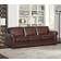 Hydeline Brookfield Caramel Brown Sofa 95" 3 Seater