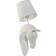 Home ESPRIT Modern Horse White Väggarmatur