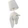 Home ESPRIT Modern Horse White Wandlampe