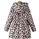 Shein Girls Leopard Print Hooded Multi-Pocket Fleece Lined Windbreaker