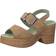 Tamaris Leather Sandals - Beige