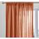 Dunelm Slot Top Voile Butterscotch 167x228cm