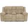 Signature Design by Ashley Tip-Off Power Reclining Loveseat Wheat Sofa 82" 2 Seater