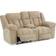 Signature Design by Ashley Tip-Off Power Reclining Loveseat Wheat Sofa 82" 2 Seater