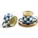 Mackenzie-Childs Royal Check Espresso Cup 3fl oz