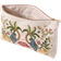 Elizabeth Scarlett Tropical Parrot Everyday Pouch - Cream