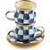 Mackenzie-Childs Royal Check Espresso Cup 3fl oz