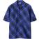 Burberry Equestrian Knight Checked Shirt - Royal Blue/Black