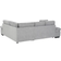 bobb Lindsay Stone Grey Sofa 255cm 5-Sitzer