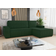 Silape Totti Green Sofa 246cm 5-Sitzer