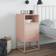 vidaXL 846568 Pink Bedside Table 39x36cm