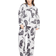 Chelsea Peers Lotus Tiger Print Long Pyjama Set - Cream