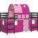 vidaXL Kid's High Bed with Tunnel 33.7x80.9"