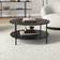 Hudson & Canal Sivil Blackened Bronze Coffee Table 36"