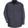 Red Kap Geometric Microcheck Long Sleeve Work Shirt