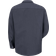 Red Kap Geometric Microcheck Long Sleeve Work Shirt