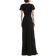 Lauren Ralph Lauren Flutter Sleeve Maxi Dress - Black