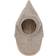 Huttelihut Hearts Emb Wool Balaclava - Camel Melange