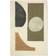 ferm LIVING Bloco Tufted Uldgulvtæppe 80x120 cm Grøn, Hvid cm