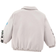 Shein Young Girl Winter Warm Thicken Padded Coat With Floral Letter Printed Detachable Cuffs & Hem, Fleece Lining