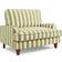 Dunelm Beatrice Woven Stripe Olive Armchair 89cm