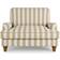 Dunelm Beatrice Woven Stripe Honey Armchair 89cm