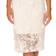 Adrianna Papell Embroidered Sheath Lace Dress - Ivory