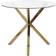 Beliani Modern Savoni Round Gold Table à manger 90cm