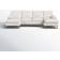 Willa Arlo Trego Creamy/White Sofa 105.5" 4 Seater