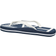 EA7 Flip Flops - Navy/White