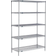 Nexel Nexelate Silver Shelving System 24x63"