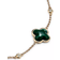 Bloomingdale's Chain Bracelet - Gold/Malachite/Diamonds