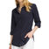 Chico's Embroidered Roll Tab Tunic - Classic Navy