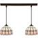 Viro Tiffany Pink/Black Pendant Lamp 20cm