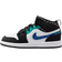 Nike Jordan 1 Mid SE PS - Black/White/Hyper Jade/Siren Red