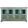 Alexandra House Living Mango Wood Blue Sideboard 90x170cm