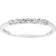 Affinity 7 Stone Band Ring - White Gold/Diamonds