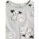 H&M Zoe Shirt - Light Gray Melange/Dogs (0922700110)