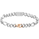 HUGO BOSS Figaro Chain And Logo Link Bracelet - Silver/Rose Gold