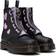 Dr. Martens 1460 Zip Heart Virgina Satin Lux Lace Up Boots - Purple