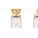 Innovations Lighting Bell Satin Gold/Clear Deco Swirl/Multi-Colored Wall Lamp