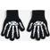 H&M Printed Gloves - Black/Glow In The Dark (1181065001)