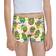 Qekee Kid's Cute Cartoon Cactus Print Underwear - White