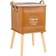 Alexandra House Living Nightstand Brown/Grey Sängbord 34x34cm
