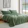 Coma Inducer Coma Inducer Oversized Queen Comforter Set - Four Leaf Clover Bedspread Green (248.9x22.9cm)