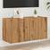vidaXL 857668 Oak TV-bord 80x41cm