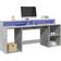 vidaXL 3309441 Concrete Grey Skrivbord 55x200cm