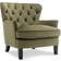 Etta Avenue Higgenbotham Sage Green Armchair 86cm