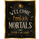 Stupell Industries Welcome Foolish Mortals Phrase Gold Framed Art 25x31"