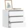 vidaXL 852843 White Chest of Drawer 60x58cm